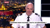 Commandant Frédéric Harrault sur la question de la réintégration des pompiers non-vaccinés : «Ne pas confondre deux choses : les mesures d’urgence et puis la précipitation»