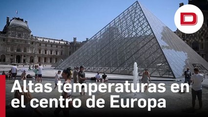 Las altas temperaturas llegan al centro de Europa