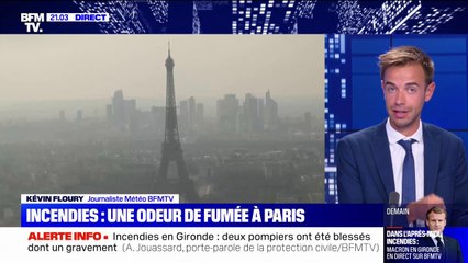 Incendies: "Une odeur de bois brûlé" observée dans la capitale