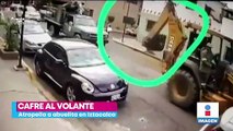 VIDEO: Conductor de camioneta atropella a abuelita en Iztacalco