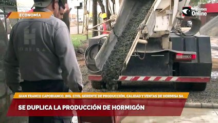 Se duplica la producción de hormigón