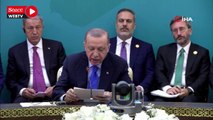 Erdoğan: “Milli güvenliğimizi kast eden şer odaklarını Suriye’den söküp atmaya da kararlıyız