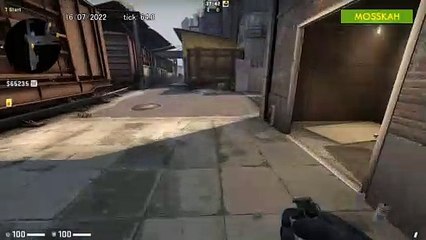 How to Smoke OLOF on Train, option 1 - CSGO