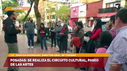 Posadas:se realiza el circuito cultural, paseo de las artes