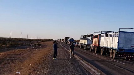 Vrados por el accidente en la ruta nacional n 40 a San Juan