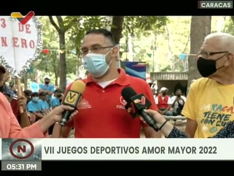 Adultas y adultos mayores de Caracas participaron en los VII Juegos Deportivos en Amor Mayor