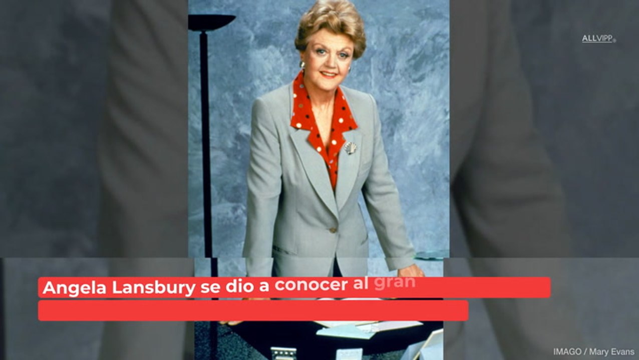 ¡La detective Jessica Fletcher! Esta es Angela Lansbury de 'La reportera del crimen' hoy