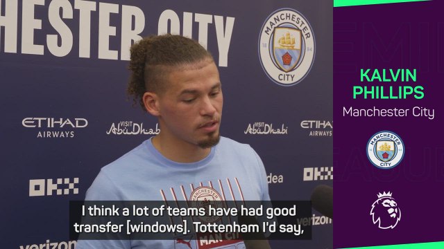 Manchester City new arrival Kalvin Philips impressed by... Manchester United