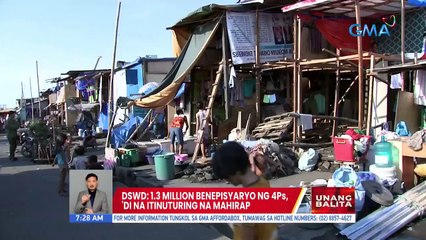 DSWD: 1.3 million benepisyaryo ng 4Ps, 'di na itinuturing na mahirap | UB