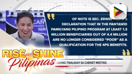 Download Video: 4Ps, isa sa mga pangunahing tinalakay sa Cabinet meeting; DENR Sec. Ma. Antonia Yulo-Loyzaga, nanumpa na