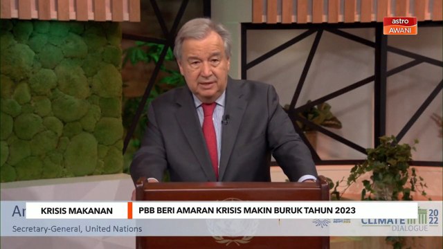 Krisis Makanan | PBB beri amaran krisis makin buruk tahun 2023
