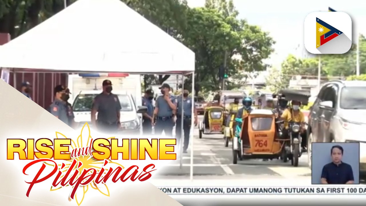 PNP, nagpulong para sa SONA; walk through sa Commonwealth Ave., isinagawa; MMDA, magbubukas ng Zipper Lane sa Southbound portion ng Commonwealth Ave.