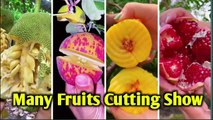 Many Fruits Cutting Show video  Fruit ninja  Lovely Fruits Channel