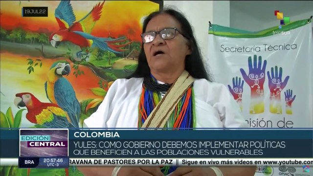 Colombia: Presidente electo Gustavo Petro designó a líderes de comunidades indígenas a altos cargos