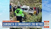 Dos personas fallecidas fue el saldo lamentable del accidente de tránsito en la carretera a los Yungas