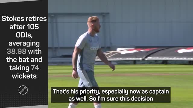 Stokes ODI retirement a 'wake-up call' for cricket - Buttler