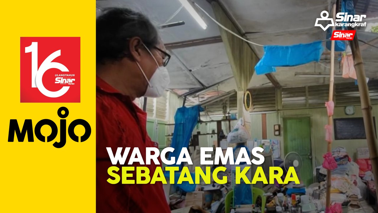 Warga emas tinggal di rumah pusaka usang