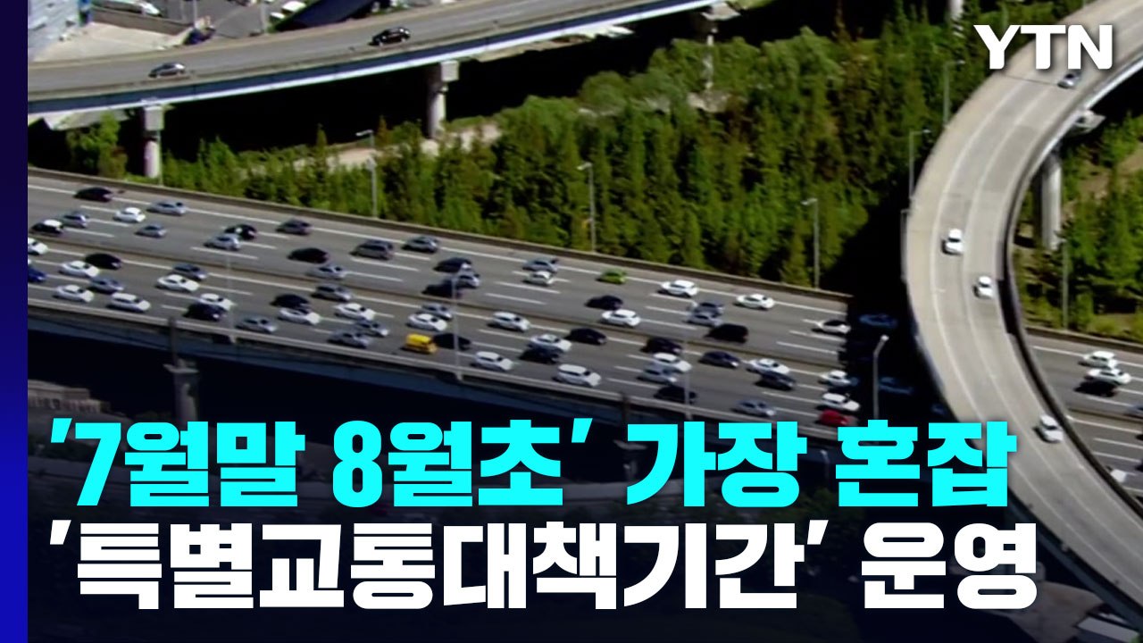 여름 휴가철 고속도로 '7말 8초' 가장 혼잡...91% "승용차 이용" / YTN
