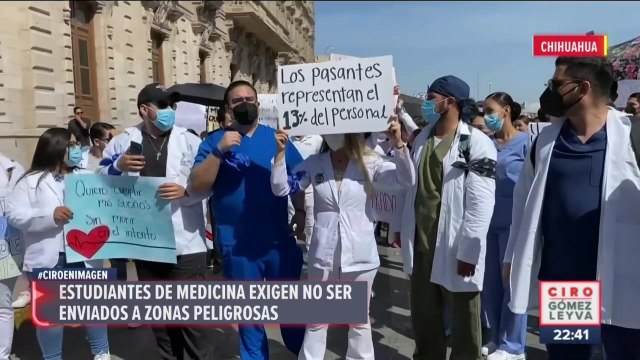 Pasantes de medicina de Chihuahua no quieren realizar servicio social en zonas peligrosas