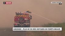 Incendies en Gironde : Des signaux positifs