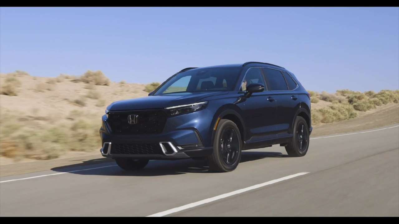 2023 Honda CR-V Sport Touring in River Blue - video Dailymotion