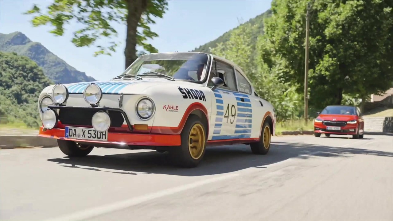 ŠKODA 130 RS & FABIA Driving Video