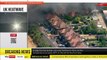 Royaume-Uni: Découvrez les images impressionnantes d'un village à l'est de Londres ravagé par les incendies - Plusieurs bâtiments et maisons ont été détruits
