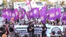 Danıştay'ın 'İstanbul Sözleşmesi' kararı Kadıköy'de protesto edildi