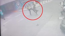 Kahraman otoparkçı, hırsızı tekme atarak yakaladı