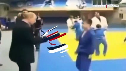Vladimir Putin'den aldığı taktikle, herkesi yere seren çocuk viral oldu