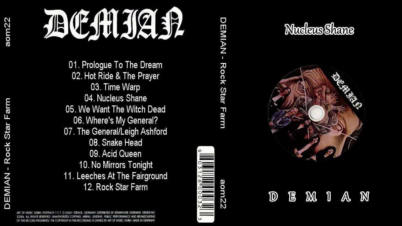 Demian — Rock Star Farm 1974 (USA, Hard/Progressive Rock)