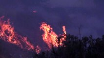 حرائق الغابات تبلغ منازل جبل بنتيلي في ضاحية أثينا