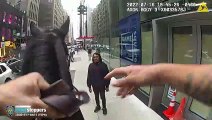 Insolite: Découvrez les images d'un policier qui pourchasse un voleur dans les rues de New York, à Time Square, sur son cheval !