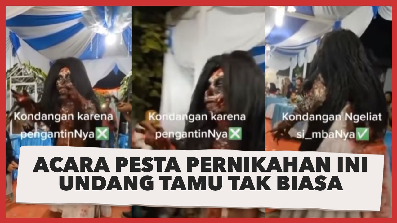 Seram! Acara Pesta Pernikahan Ini Undang Tamu Tak Biasa, Warganet: Uji Nyali