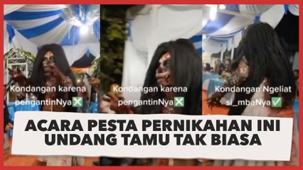 Seram! Acara Pesta Pernikahan Ini Undang Tamu Tak Biasa, Warganet: Uji Nyali