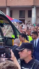 Georgina Rodríguez en el concierto de Rosalía