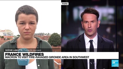 French firefighters slow down fires as heat drops