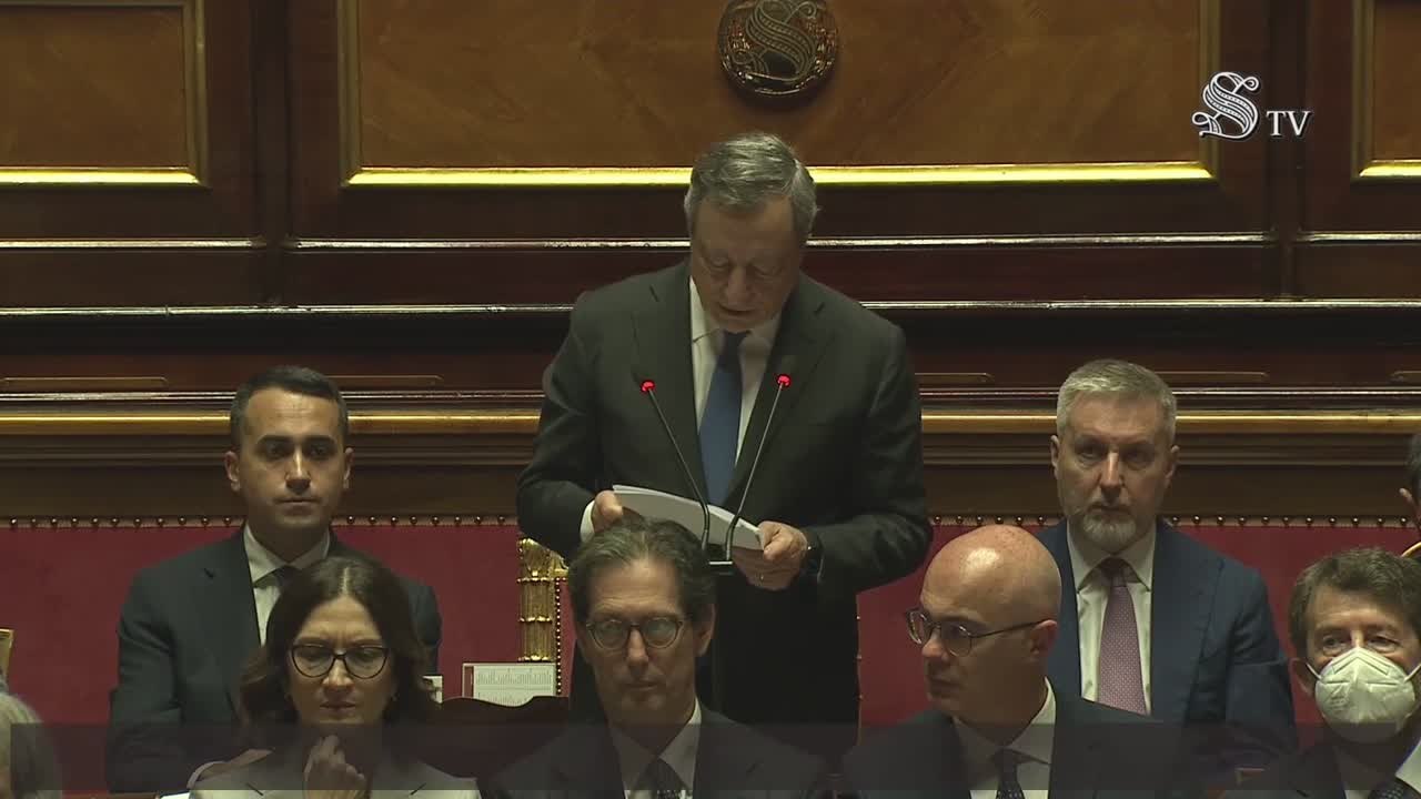 Governo, Draghi ai senatori: "Pronti per un nuovo patto di fiducia duraturo?"