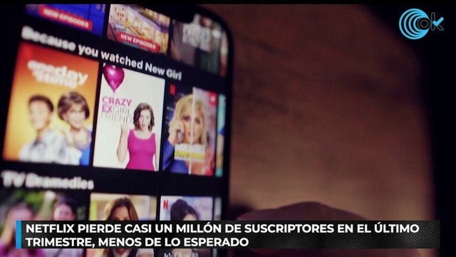 Netflix pierde casi un millón de suscriptores en el último trimestre, menos de lo esperado