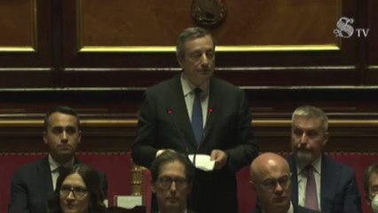 Draghi: serve Parlamento coeso non una fiducia di facciata