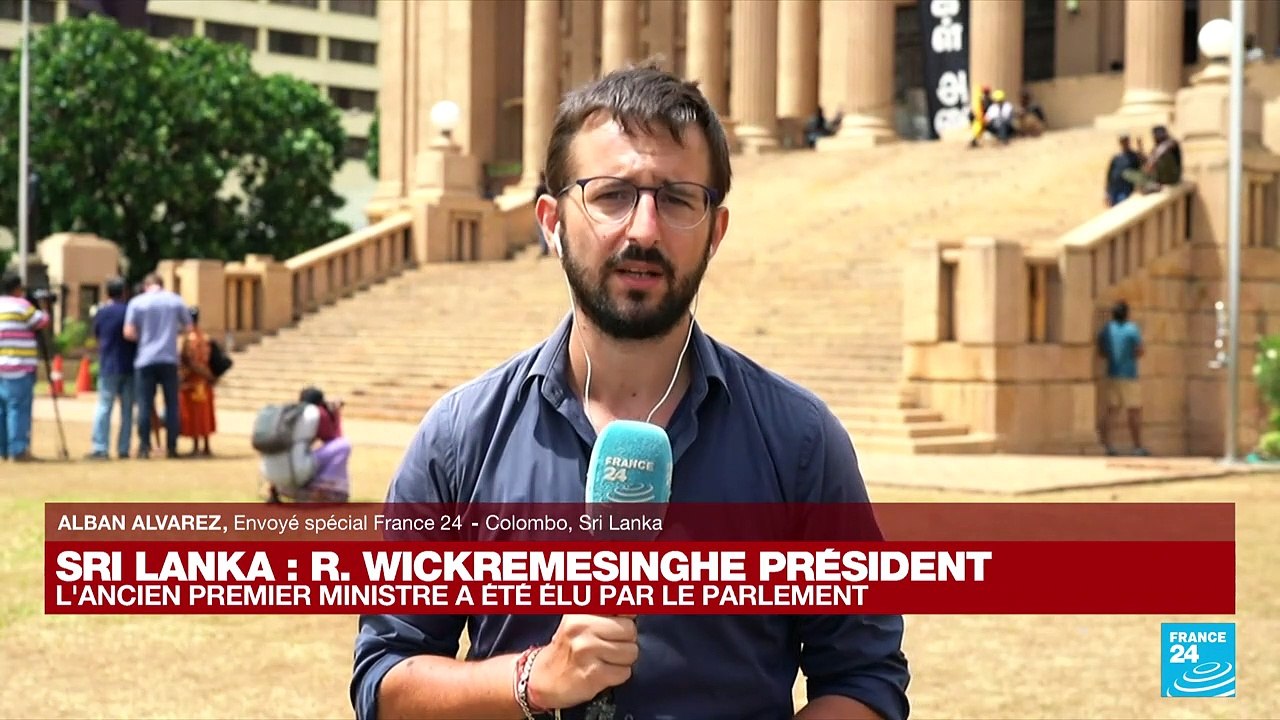 Sri Lanka : l'ancien Premier ministre Ranil Wickremesinghe élu président par le Parlement