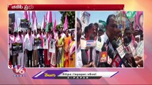 TRS Leaders Dharna Against Central Govt Over GST Hike | V6 News (1)