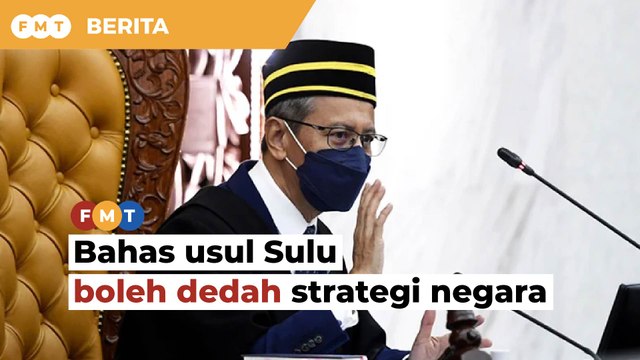 Bahas usul Sulu boleh dedah strategi negara, kata speaker Dewan Rakyat