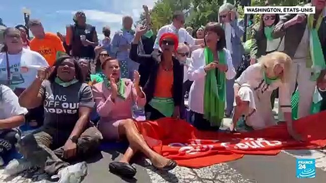 Droit à l'avortement aux Etats-Unis : des élus démocrates arrêtés pendant une manifestation