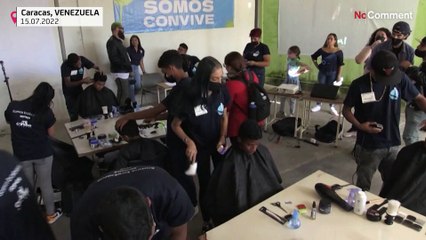 «نبرد آرایشگرها» با هدف کاهش خشونت در ونزوئلا