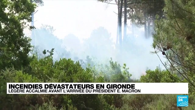 Incendies en Gironde : les pompiers luttent contre des méga feux depuis le 12 juillet