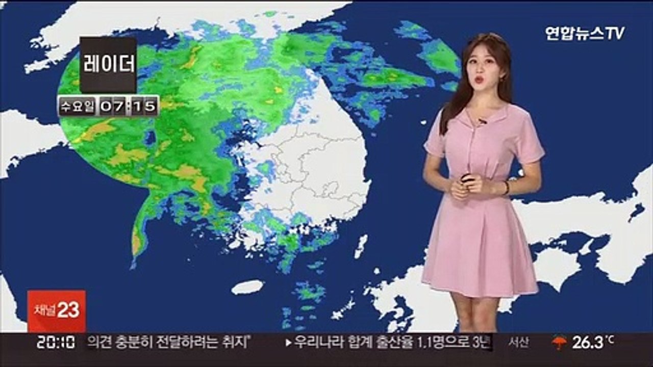 [날씨] 밤새 전국 장맛비…내일 오전 대부분 그쳐
