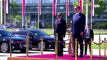 مراسم أستقبال رسمية للسيد الرئيس عبد الفتاح السيسي بالعاصمة الصربية بلجراد
