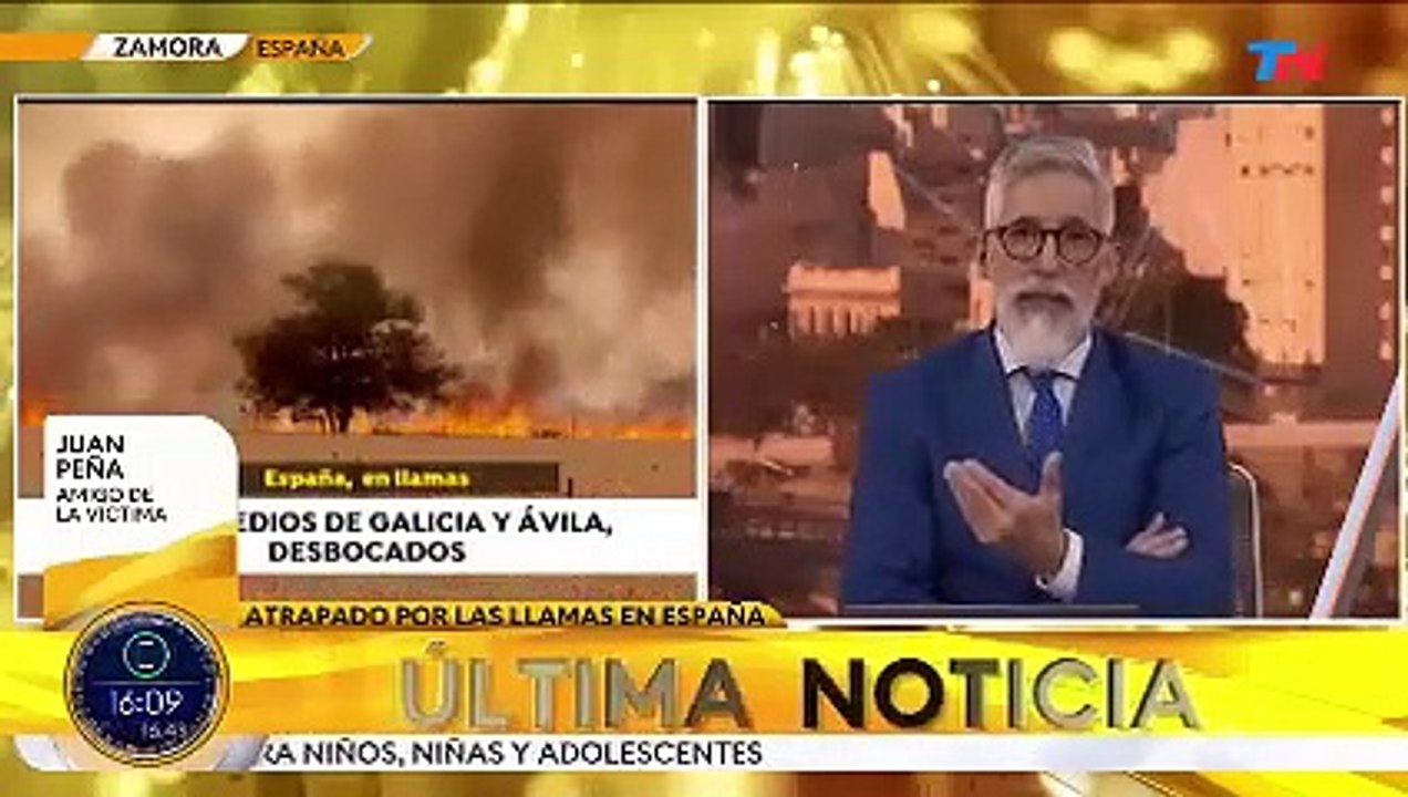 Incendies en Espagne : Découvrez les images impressionnantes d'un homme pris au piège qui arrive à s'extirper miraculeusement d'un champ en flammes