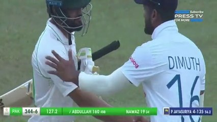 Winning Shot and Moments of PAK vs SL  1st Test at Galle